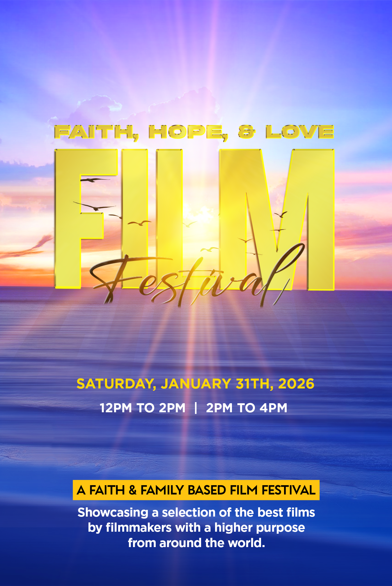Joseph Neibich Poster Faith Hope L